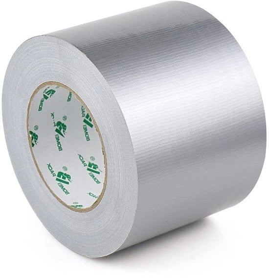 Nastro Adesivo Acquastatico Extra Resistente 100 mm x 50 m per Riparazioni e Riciclo Tessile, Ideale per Fai da Te e Progetti DIY