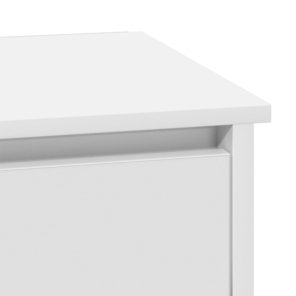 Comodino con luci LED bianco 39x34,5x50 cm