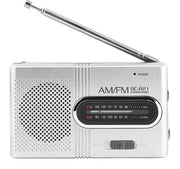 Radio Portatile - Ricevitore AM/FM - Altoparlante Integrato - Compatta - Leggera - Ideale per Attività All'Aperto - Radio Portatile