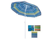OMBRELLONE DA SPIAGGIA IN TNT FANTASIA TONDO CM.160  colori assortiti    VETTE
