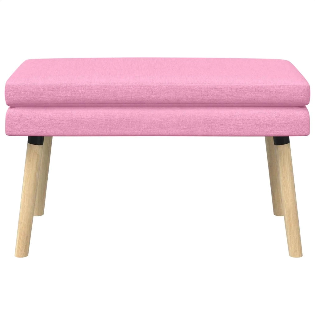 Panchina a doppio strato Rosa 80 x 40 x 47 cm Tessuto 42038443