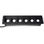 Trade Shop - Faretto Led Incasso 12w Soffitto Moderno Nero Luce 6500k 3000k 4000k Spot -