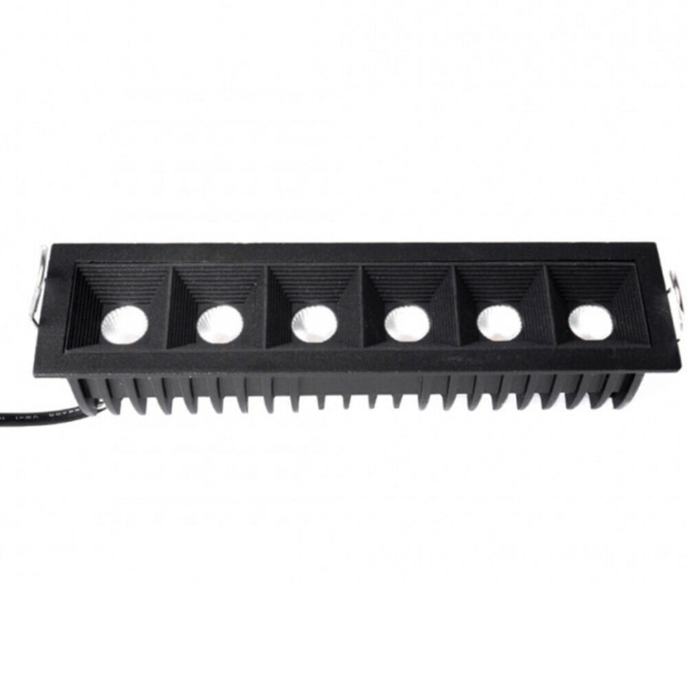 Trade Shop - Faretto Led Incasso 12w Soffitto Moderno Nero Luce 6500k 3000k 4000k Spot -