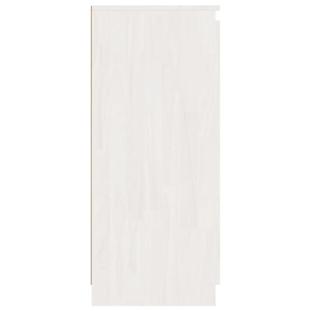 Credenze 3 pz in Legno Massello di Pino Bianco 3094813