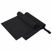 Asciugamani Sportivi 2 pcs Nero 100 x 50 cm 42011458