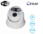 TELECAMERA VIDEOSORVEGLIANZA DOME IP POE 3MPX 3.6MM ONVIF 2 LED ARRAY