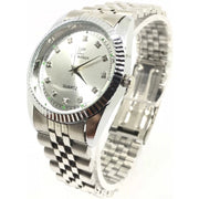 Trade Shop - Orologio Da Polso Ik Collection Uomo Donna Analogico Quarzo Silver Fondo Silver -