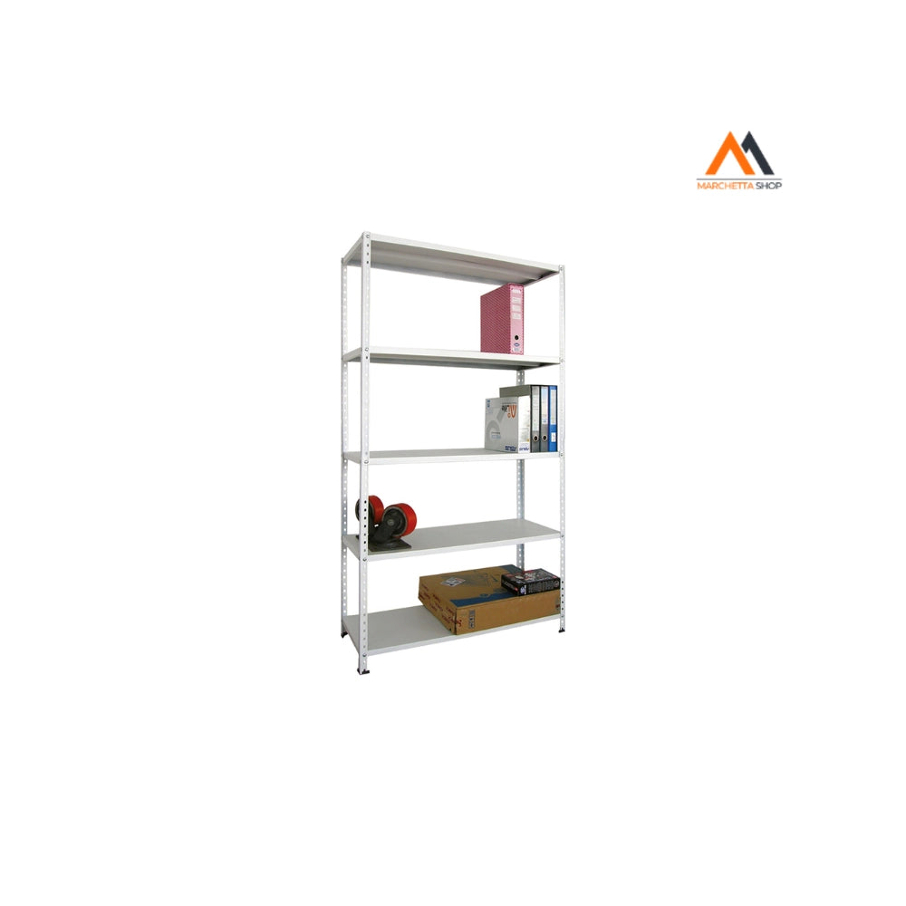 SCAFFALE SECURKIT 'PRO-METAL' cm L.100 x P.40 x H.200 aste e