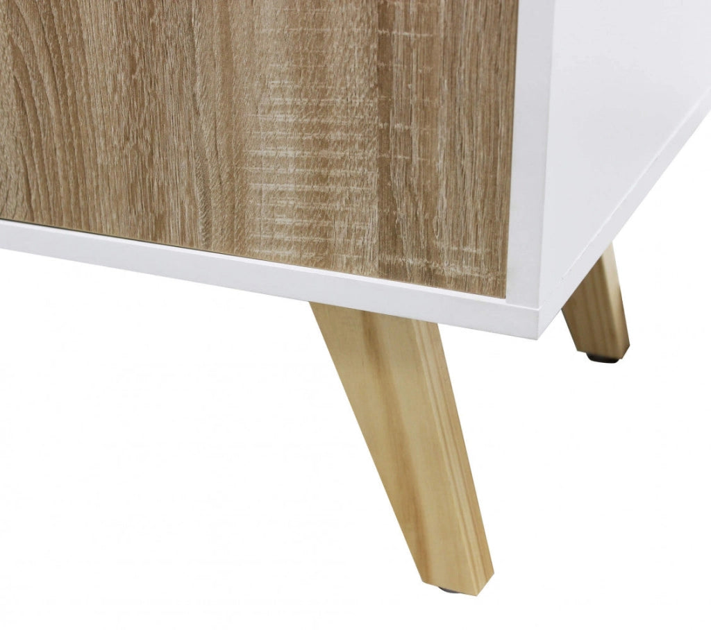 Mobile Elton 150x39,5x75 h cm in Truciolare bilaminato Bianco