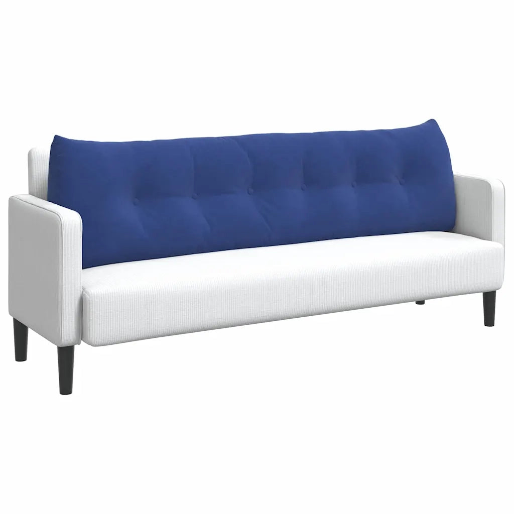 Cuscino per Schiena Blu Polizia 180 x 24 x 50 cm Velluto 42014585