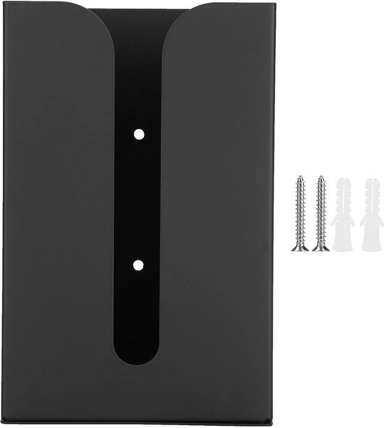 Cassa per Fazzoletti da Viso - Supporto in Alluminio - Nera - Organizzatore di Serviette - Adatto per Cucina e Bagno