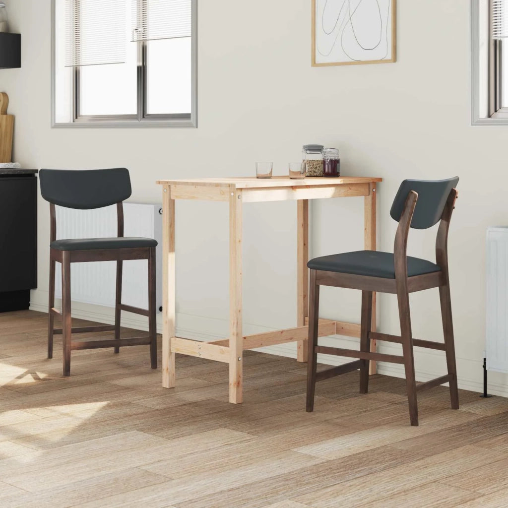 Sedie da pranzo 2 pcs Marrone Chiaro 48 x 49 x 95 cm