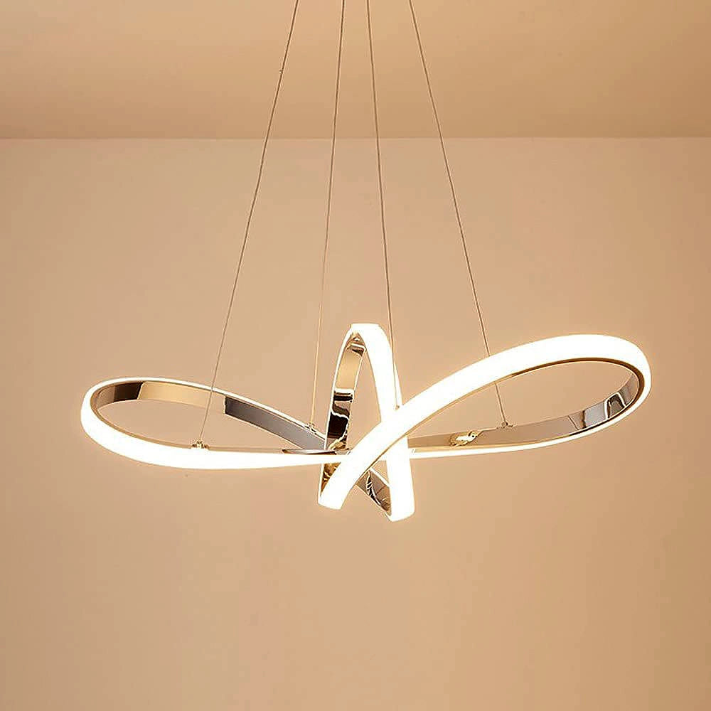 Lampadario Plafoniera a Sospensione illuminazione a Led Design Moderno ambienti Domestici e commerciali luce calda 3000K