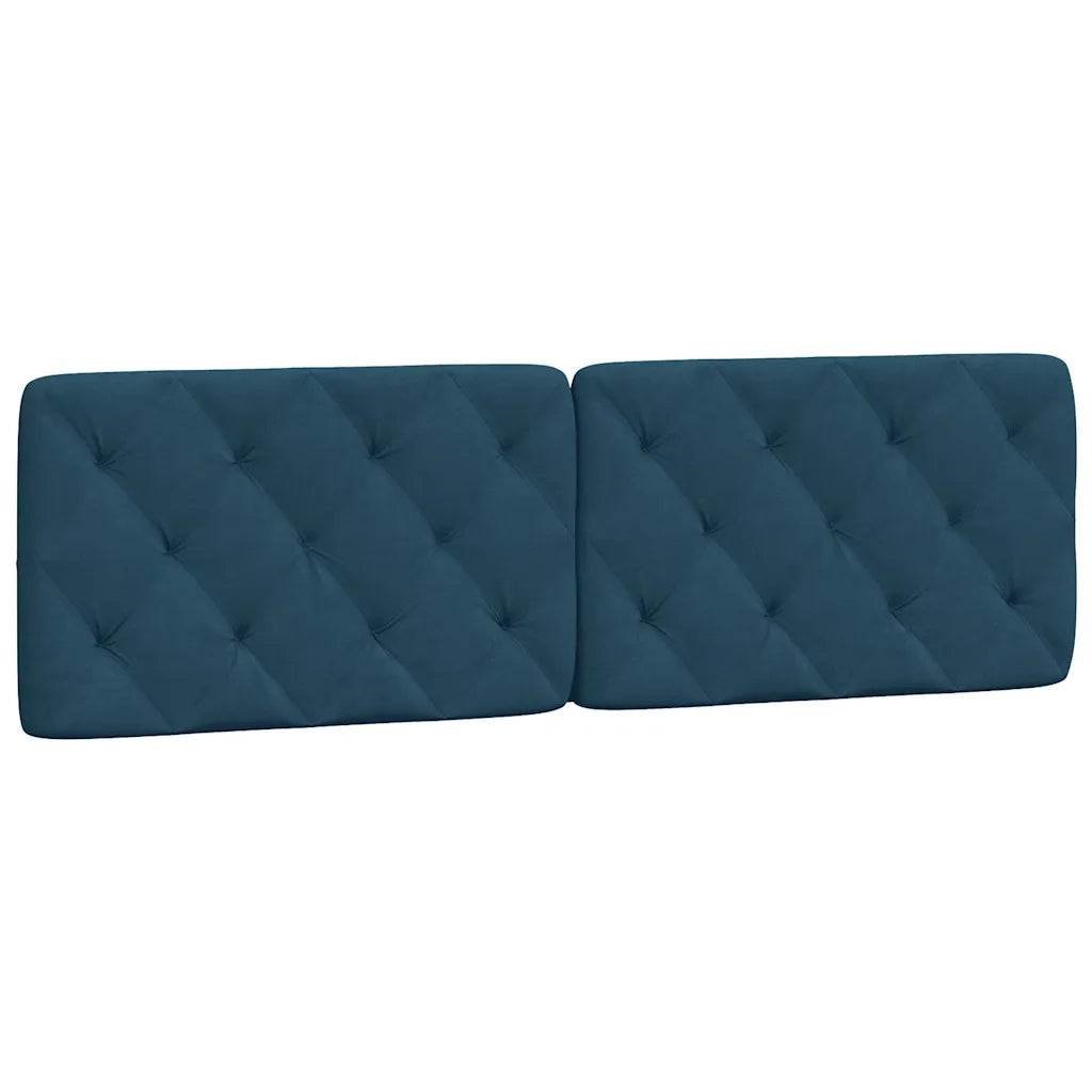 Cuscino Testiera Blu 160 cm in Velluto CFW8658460