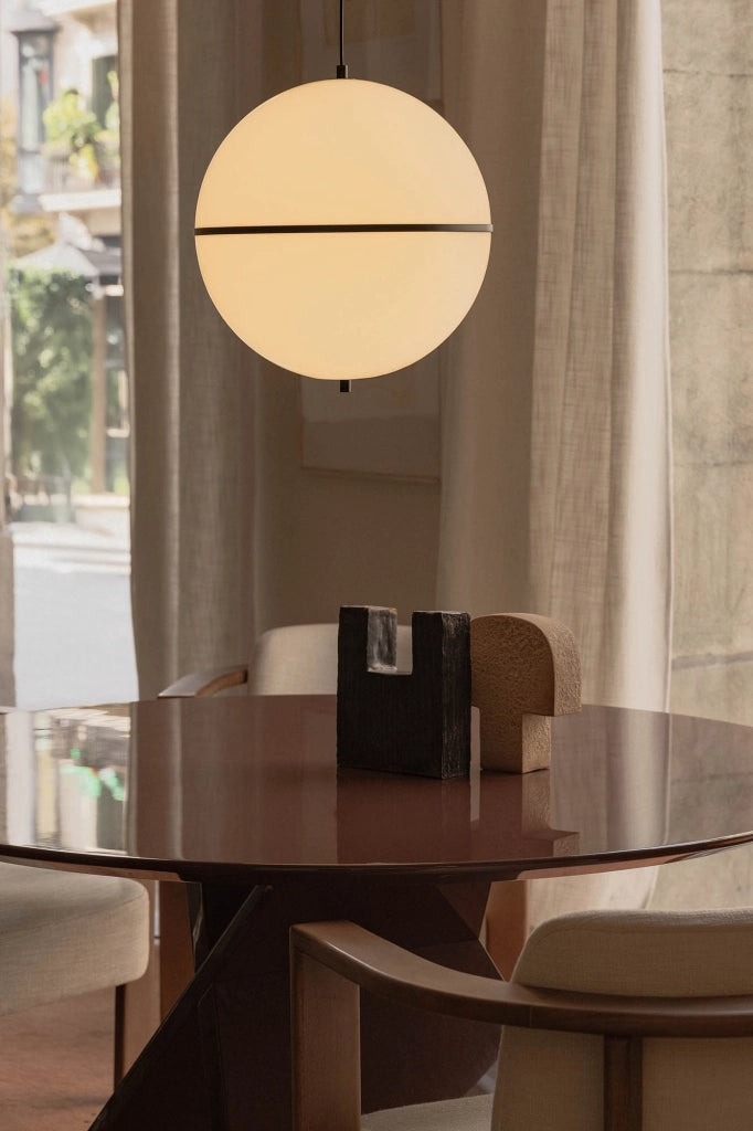 DOME M Lampada sospensione nera