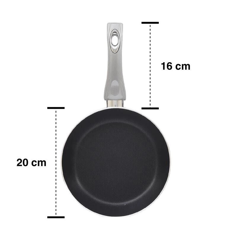 MAURY'S CHEF INDUCTION PADELLA 20 CM ANTIADERENTE CON FONDO IN TECNOLOGIA XYLAN