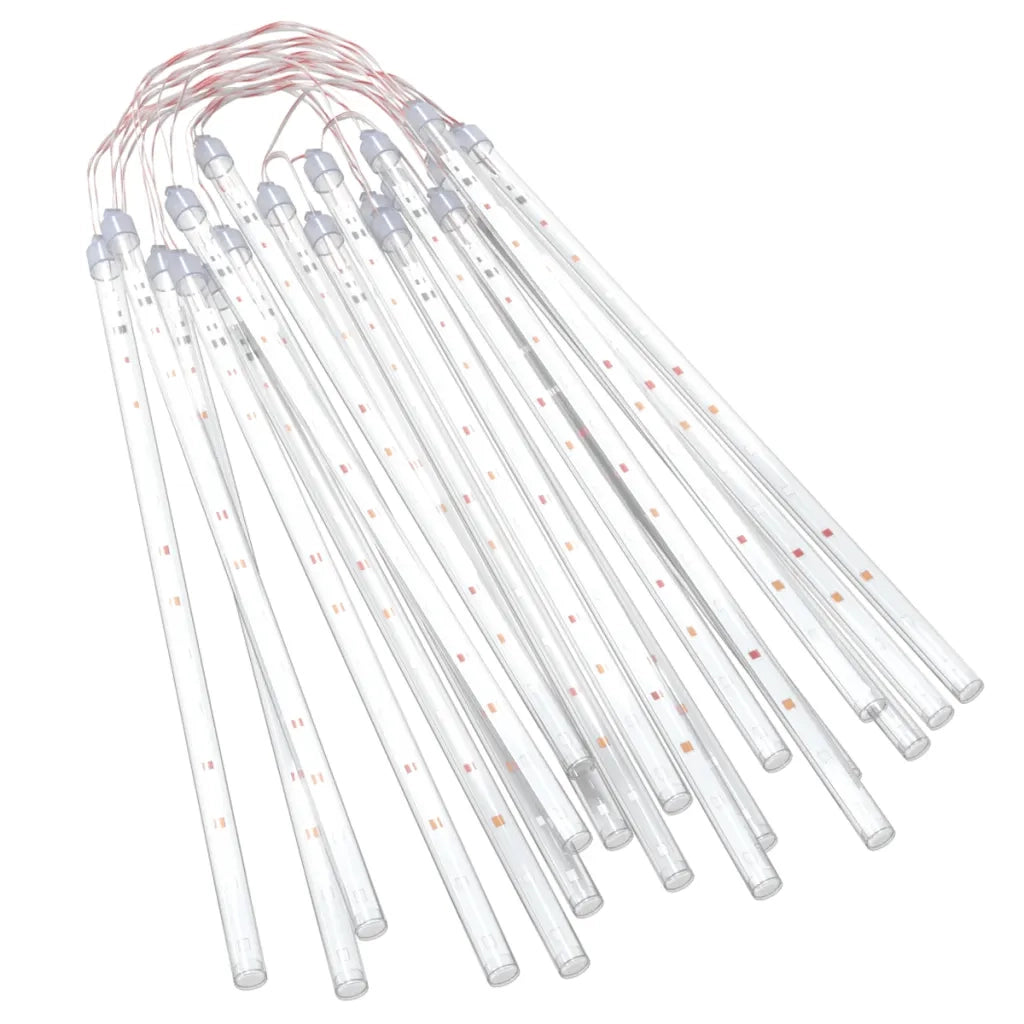 Luci Meteoriche 20pz 30cm Colorate 480 LED Interni Esterni 328557