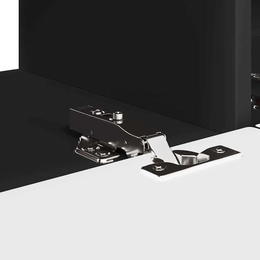 Mobile TV da parete Nero 98 x 31 x 29,5 cm Legno multistrato 892231