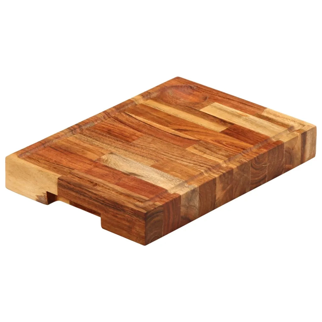 vidaXL Tagliere 30x21x4 cm in Legno Massello di Acacia