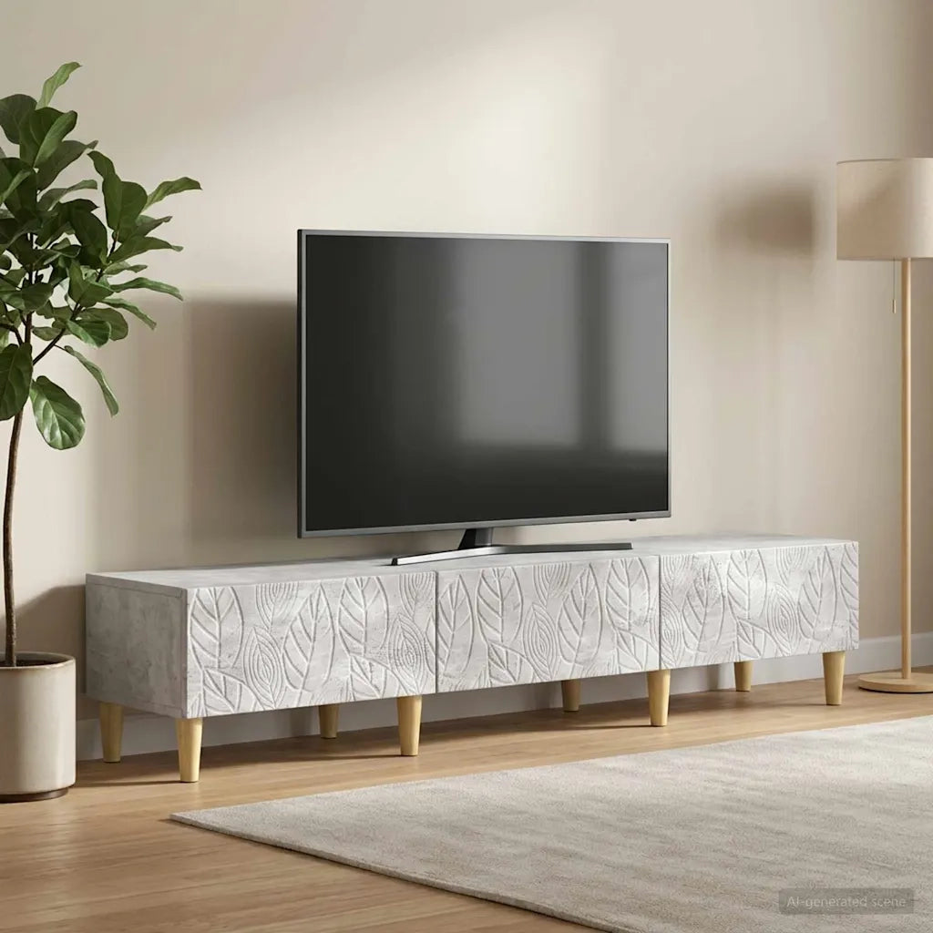 Mobile TV 147 x 34,5 x 30 cm Grigio Cemento 895168
