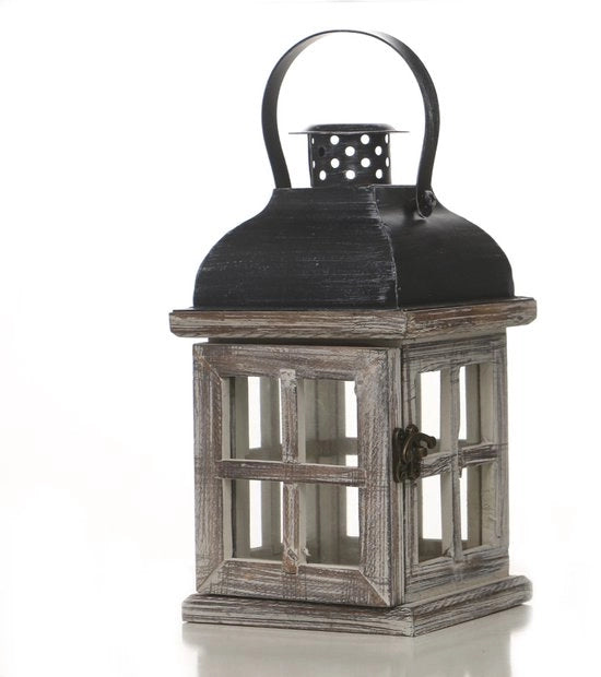 Candeliere retro, lanterna da mano, lampada a petrolio, candeliere in acciaio smaltato resistente al vento, supporto per candele aromaterapiche, candelabro, decorazione per la casa