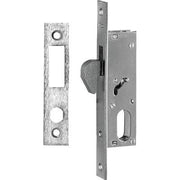 SERRATURA MONTANTE INFILARE 7682 ISEO  B.Q CROMO F.MM 16 C/OVALE GANCIO E.MM 20