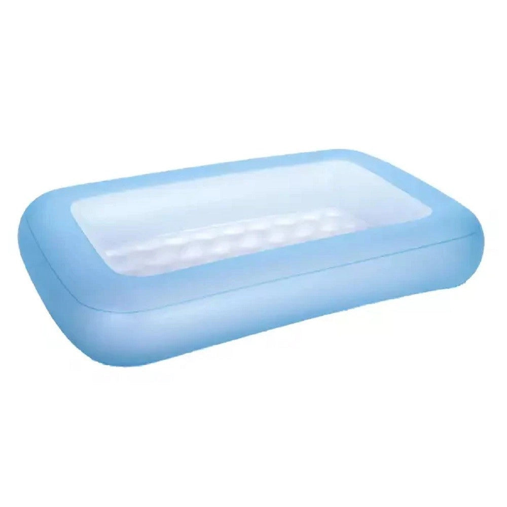 Trade Shop - Piscina Rettangolare Aquababe Con Fondo Gonfiabile 165x104x25 Cm Vari Colori 51115 -