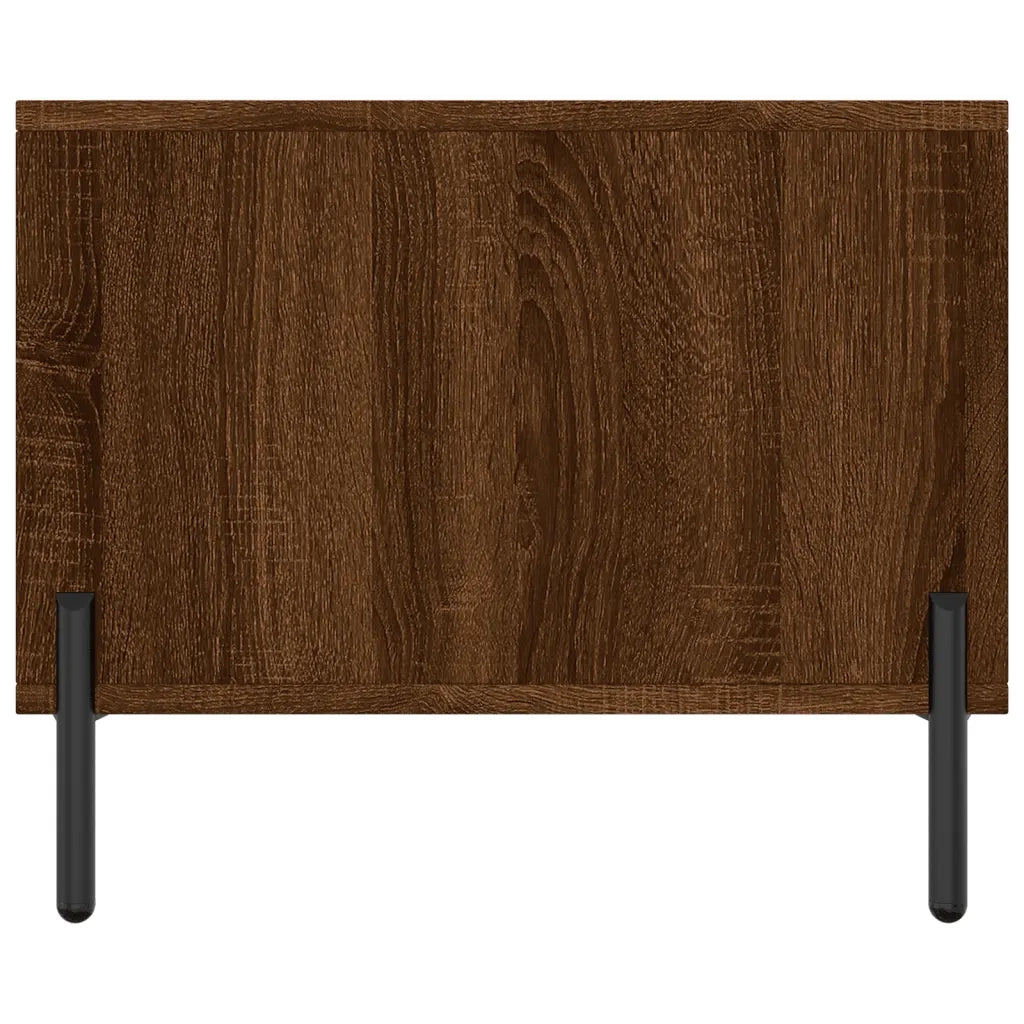 Tavolino da Salotto Rovere Marrone 90x50x40cm Legno Multistrato 829227