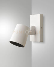 MODO SPOT  BIANCO 1 LUCE ALLUMINIO SPAZZOLATO ORIENTABILE  ATTACCO GU10 IP20