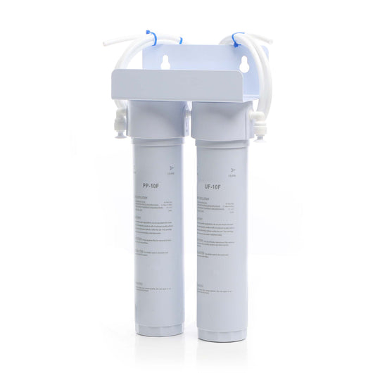 Naturewater Filtro acqua NW-2-PPUF, Sistema di filtrazione a 2 livelli con cartucce, montaggio a parete