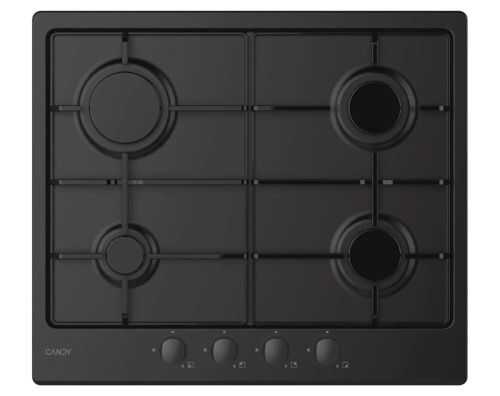 Candy Idea CHW6BRBB Nero Da incasso 60 cm Gas 4 Fornello(i)