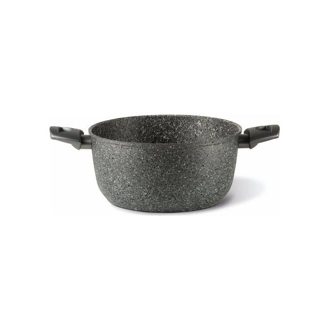 Tvs Casseruola Mineralia Grigio in Alluminio Antiaderente