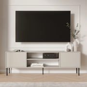 Rainerio, Mobile Porta tv un Ripiano, 4180x40x60h cm Beige