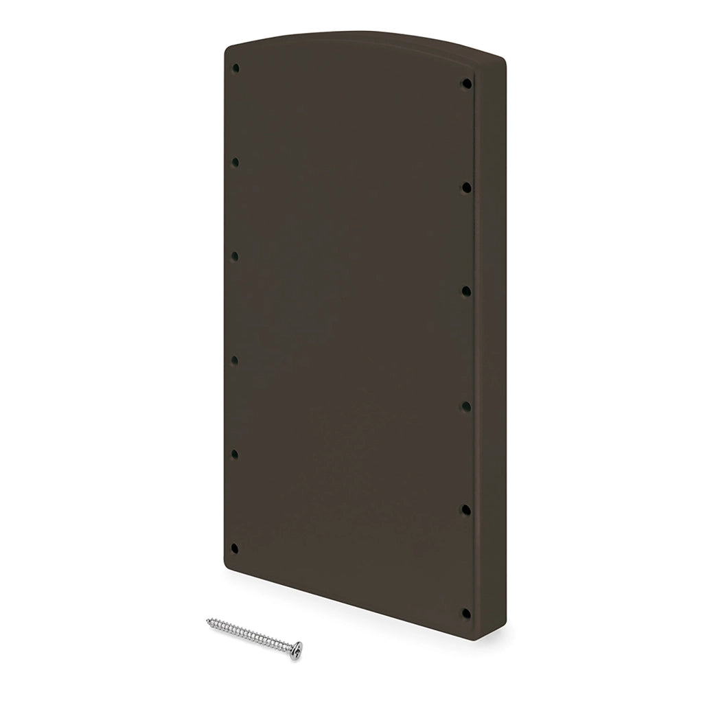 Spessore Laterale per Appendiabiti per Armadio Hang Imballo 1 Set Verniciato Moka Emuca