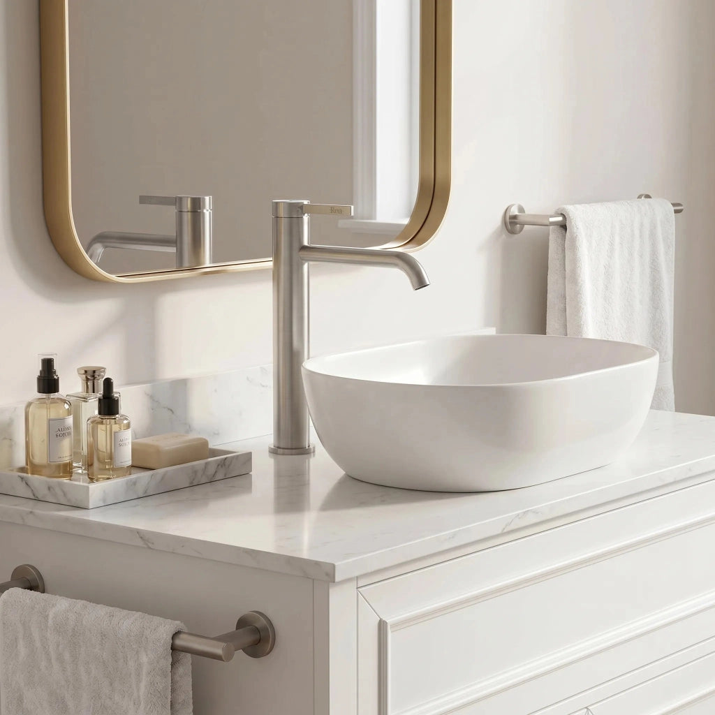 Rubinetto Da Bagno Rea Rivo Brush Nickel