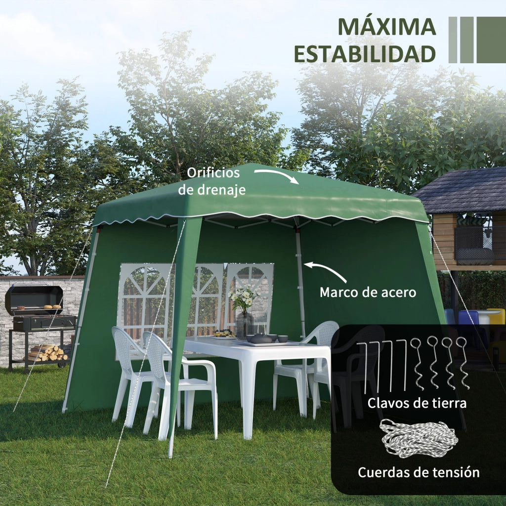 Carpa Pieghevole Giardino ¨C Zephmum ¨C Verde 289x289cm