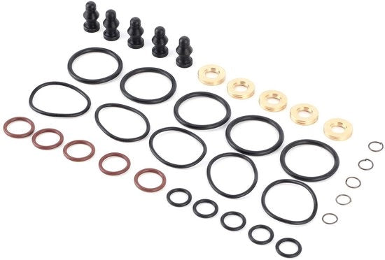 Kit di riparazione per iniettori di carburante, 5 set - Adatto per motori TDI 1.2l/1.4l/1.9l/2.0l/2.5l - Corrosione resistente - Leggero - Prestazioni prolungate - Kit di sostituzione iniettori di carburante