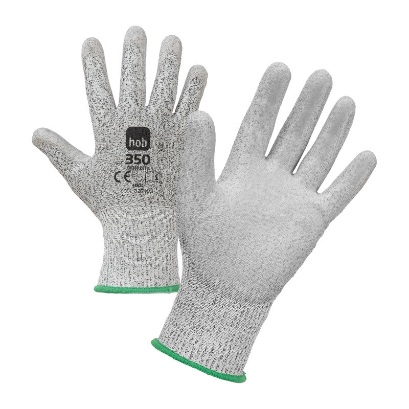 GUANTI HOB ANTITAGLIO FILO/PU GRIGIO TG. 8- 12,0 paia