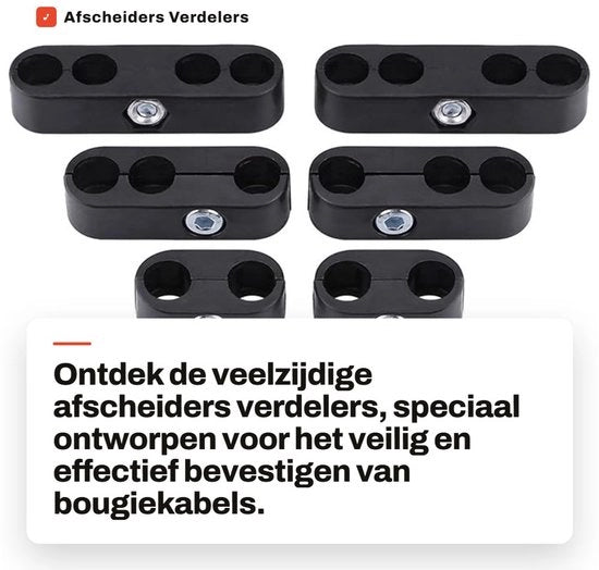Afscheiders/Verdeelstukken per cavi per protezione dei cavi - 7 mm/8 mm - ABS - Slabili/Duraturi