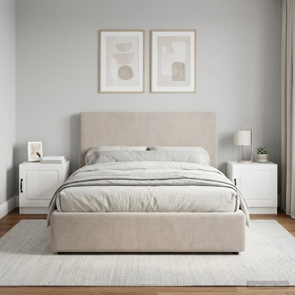Armadio da Notte 2 pcs Bianco Lucido 43 x 34,5 x 47 cm 895724