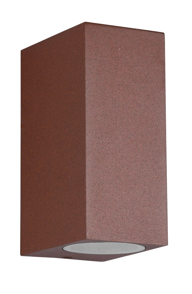 Applique da Esterno Attacco GU10 in Alluminio Pressofuso Ruggine