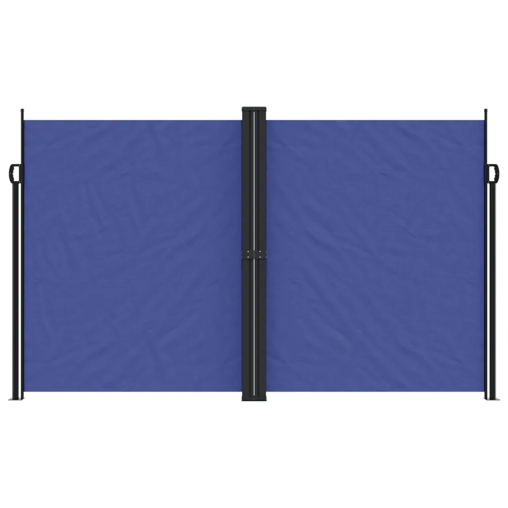 Tenda da Sole Laterale Retrattile-Tenda parasole per balcone per giardino Blu 200x1200 cm 170979