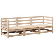 Set Divani da Giardino 3 pz | Set Salotto da Giardino in Legno Massello di Pino