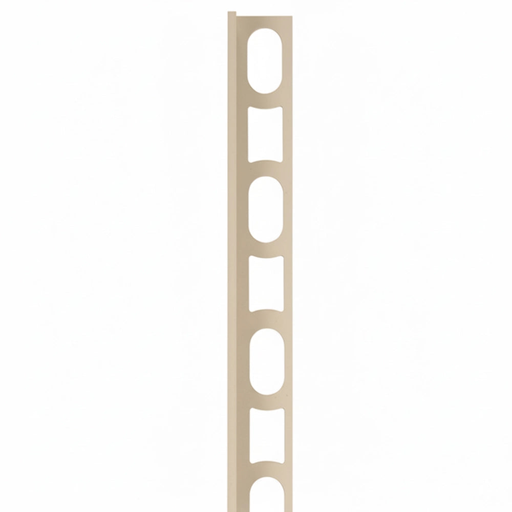 Profilo in alluminio verniciato a l per finitura parete proangle *** colore- beige - 132, confezione 1