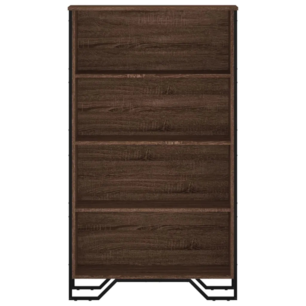 Libreria Rovere Marrone 80x31x137,5 cm in Legno Multistrato 848633