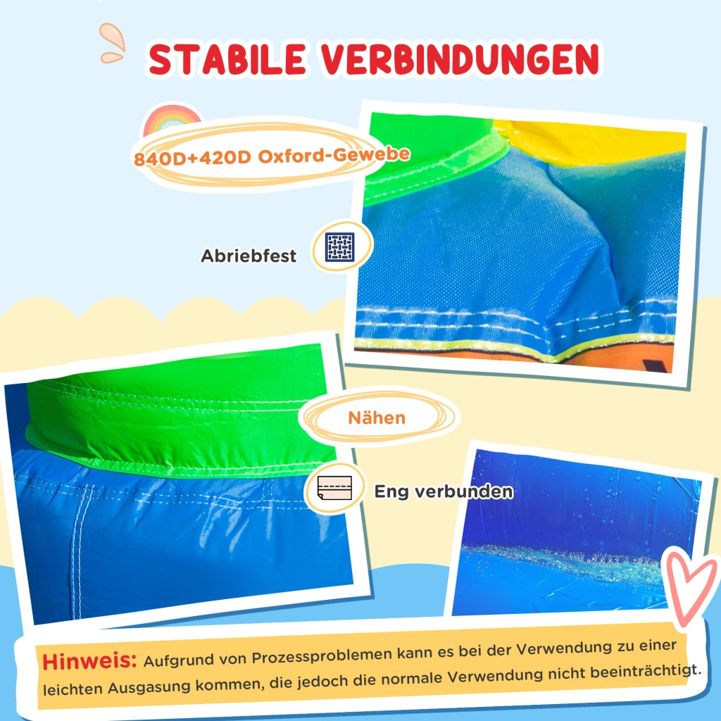 Casetta Gioco con Rutsche e Rete Sicurezza ¨C zephmum ¨C Verde 300x180x160cm