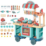 CUCINA GIOCATTOLO PER BAMBINI 3-6 ANNI CON 50 ACCESSORI INCLUSI