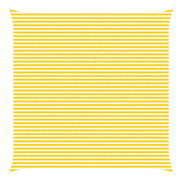 Vela Parasole | Telo Ombra | Vela da ombra solare Giallo e Bianco 6 x 6 m