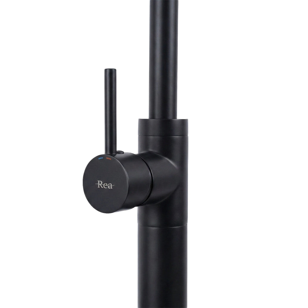 Rubinetto Da Lavabo Rea Lungo Black