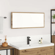 Specchio-Specchio Decorativo Rovere artigianale 90 x 8,5 x 37 cm Legno multistrato